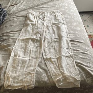 Cream madewell cotton pants